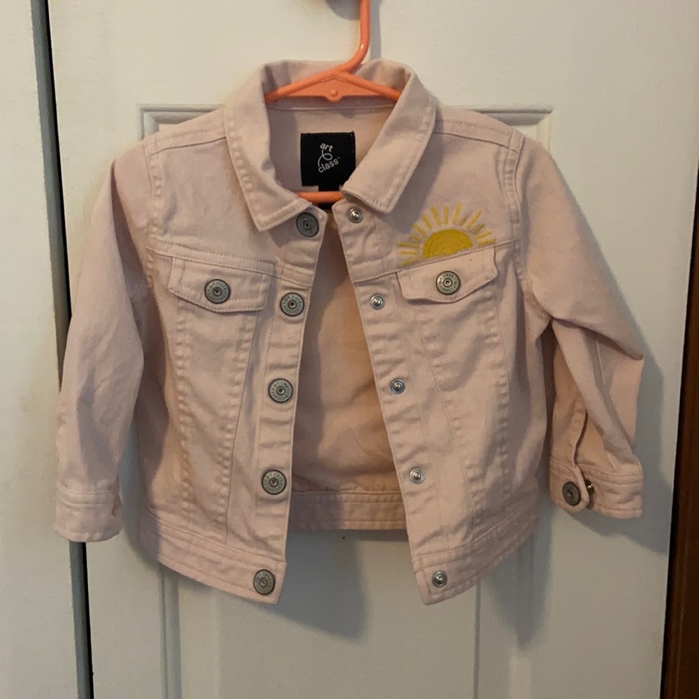 Art Class toddler Pink Sunshine Denim Jacket